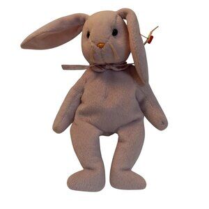 Ty Beanie Baby "Floppity" Bunny Plush Lavender 1996 Retired Collectible